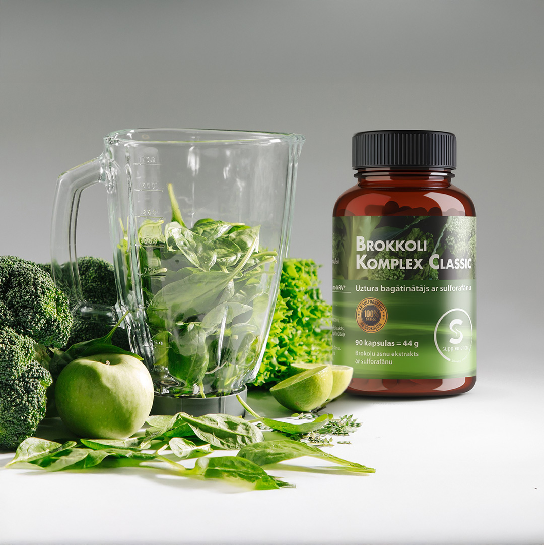 Brokoļu ekstrakts ar sulforafānu