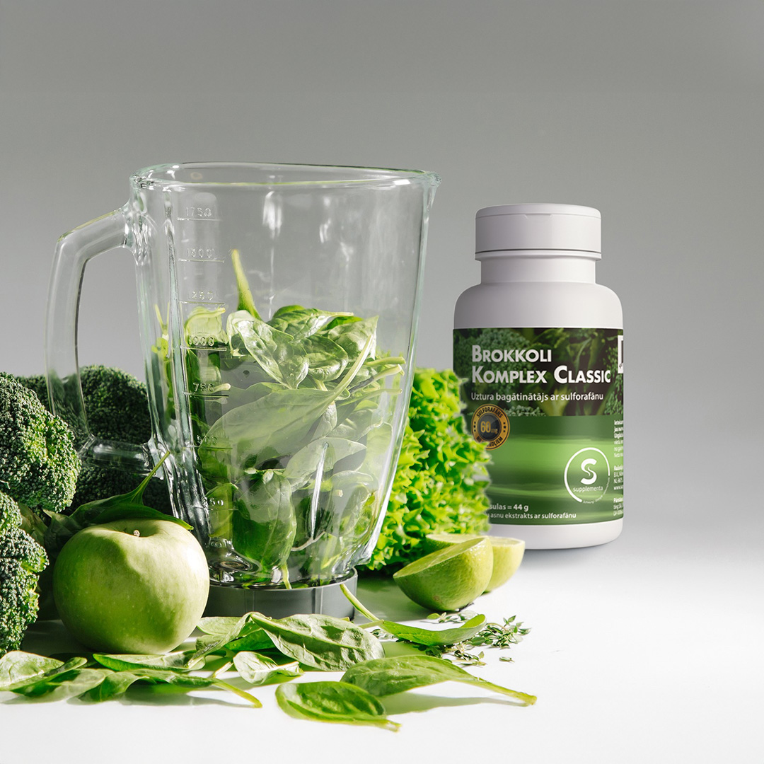 Brokoļu ekstrakts ar sulforafānu